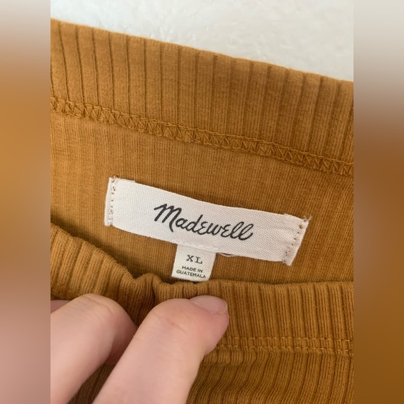 Madewell The Tailored Crop Tank in Sleekhold Light Umber XL - Picture 4 of 4